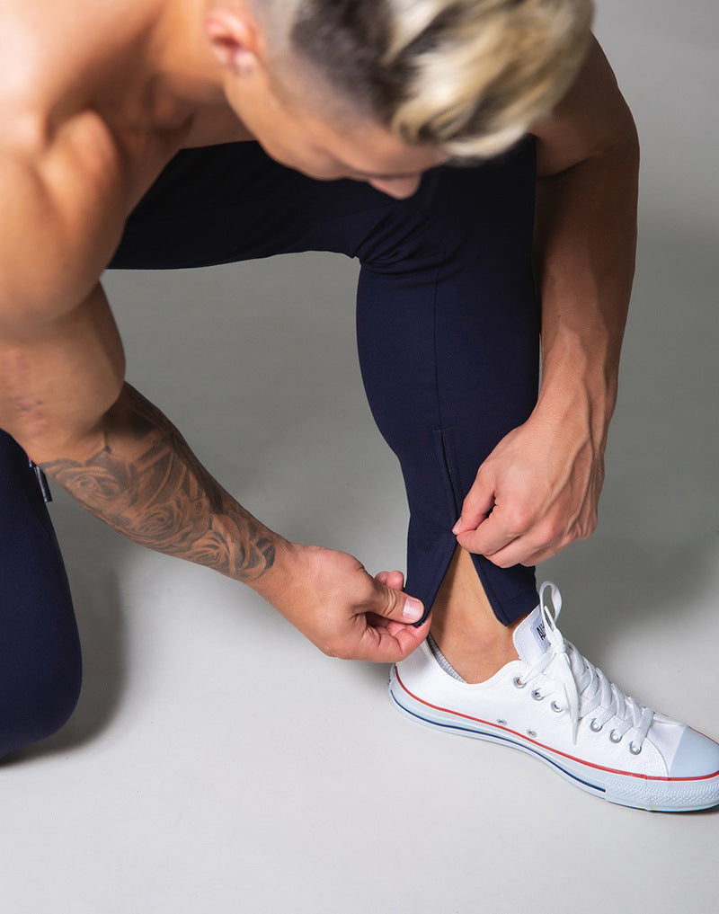 Fitness Trousers New Style Zipper Sports Trousers