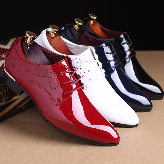 Men Leather Shoes Men Business