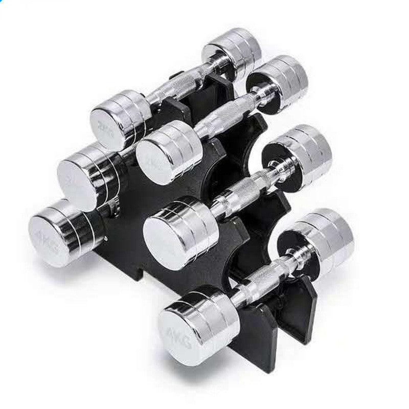 Pure Steel Home Fitness Electroplating Dumbbell Gym Equipment Success